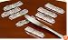 CRYSTAL KNIFE RESTS - SET OF 8 CRYSTAL KNIFE RESTS