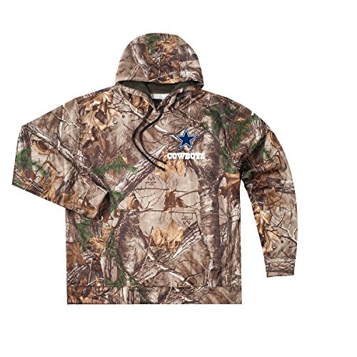 NFL Dallas Cowboys Boys Champion Realtree Xtra Polyester Tech Fleece Pullover, Large, Camo