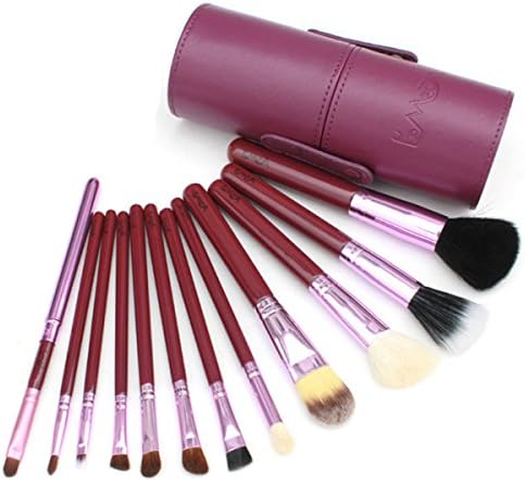 Tiffinys Makeup Brushes - For Perfect Portraits - 12 Cylindrical Brush Set