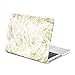 GMYLE Hard Case Print Frosted for MacBook Pro 13 inch with Retina Display (Model: A1425 and A1502) - White Swirling Paint Pattern Rubber Coated Hard Cover (Not Fit for MacBook Pro 13 inch A1278)