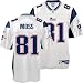 Men's Randy Moss #81 New England Patriots Stitched Premier NFL Jersey by Reebok (White-Navy)(Size=XXX-LARGE)
