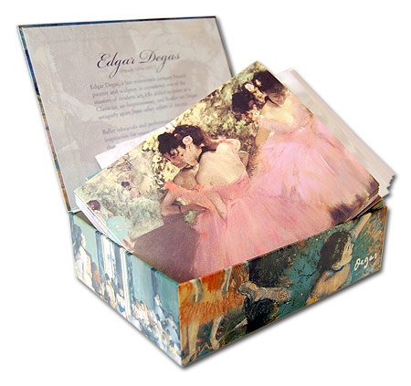 Edgar Degas - Box Set of 20 Assorted Note Cards and Patterned Envelopes