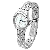 【日本製逆輸入モデル】SEIKO 5 セイコーファイブ 自動巻き手巻き式腕時計 デイデイトカレンダー搭載 シルバーリングダイアル レディース ウォッチ SYME59K