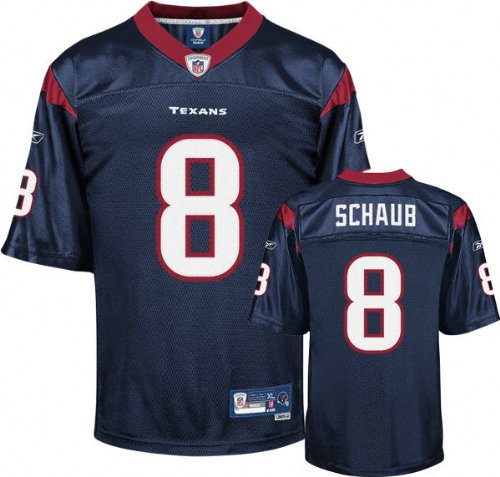 Matt Schaub Navy Reebok NFL Premier Houston Texans Jersey - X-Large