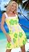 Tropical Hawaiian Print Tank Vacation wear Sundress