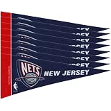 New Jersey Nets Mini Pennant Set: 8-Pack