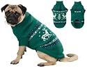 GREEN Caribou Dog Sweater Medium