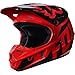 Fox Racing 2017 Race Youth V1 Motocross Motorcycle Helmet - Red / Large