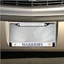 Golden State Warriors Chrome License Plate Frame