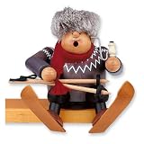 Zoom Produkt-Bild: Schanzenhocker | Christmas Smoker Skier, sitting
