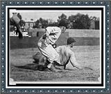 Historic Print (XL): [Washington fielder applies tag to ball player sliding into base]