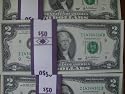 25 New Two $2 Dollar Bill Notes $50 and Fact sheet. Consecutive US BEP Pack Uncirculated Paper Money Currency