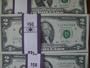 25 New Two $2 Dollar Bill Notes $50 and Fact sheet. Consecutive US BEP Pack Uncirculated Paper Money Currency