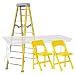 Ultimate Ladder, Table and Chairs Yellow Playset for WWE Wrestling Action Figures