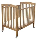 Folding Wooden Compact Crib - Natural Honey (Natural Honey) (38.5"H x 26.5" ....