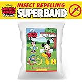 CLASSIC DISNEY SUPERBAND: All Natural Insect Repelling Wristband with Mickey and Minnie Mouse charms (2)