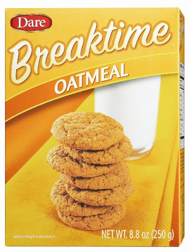 Dare Foods Breaktime Oatmeal Cookies, 8.8-ounce (Pack of 12 )