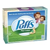 Puffs Plus Lotion Facial Tissues, 56-Count, 6 Boxes (Packaging May Vary)