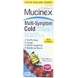 Mucinex Children's Multi-Symptom Cold Liquid, Very Berry, 6.8 Ounce