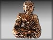 Silver Star "Buddha' Copper Belt Buckle