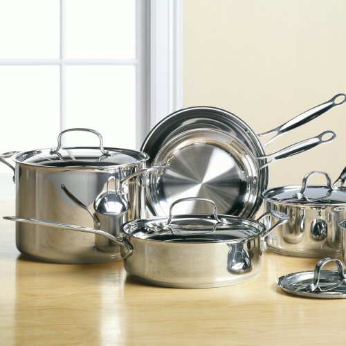 Cuisinart 10-pc. Stainless Steel Cookware Bonus