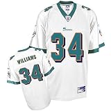 Ricky Williams White Reebok NFL Replica Miami Dolphins