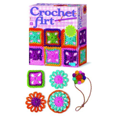 Childrens Toyshop  Toys : Crochet Art - Childs Creative Activity Kit - Childrens Arts & Crafts