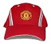 Manchester United Premier League Soccer Hat - Red/White Stripes