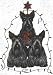 Scottish Terrier Christmas Tree Greeting Cards