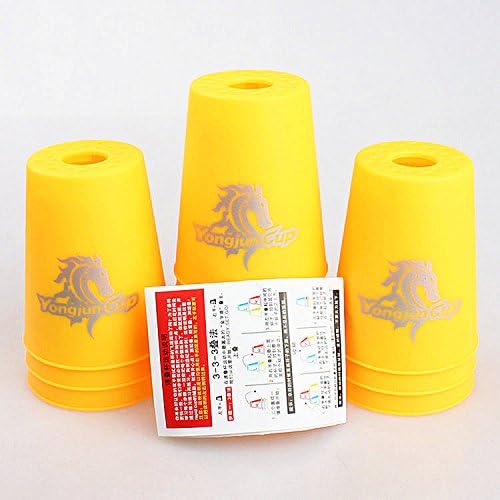 ODOD YJ MOYU Speed cup Stacking yellow,set of 12
