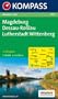 Magdeburg - Dessau-Ro�lau - Lutherstadt Wittenberg 1 : 50 000: Wanderkarte mit Radrouten. GPS-genau
