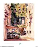 Italian Restaurant Art Print Poster Italy trattoria - 13x19