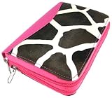 Giraffe Print Personal Organizer Planner Pink Trim