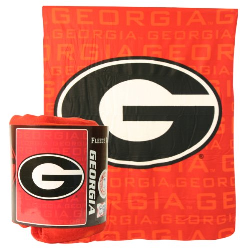 Georgia Bulldogs Lightweight Fleece Blanket (Measures 50