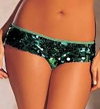 Shirley of Hollywood Women's Sequin Booty Shorts