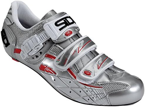 Sidi Laser Vernice Carbon Road Shoes - STEEL/SILVER, 47