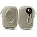 VG Vangoddy EVA Resistant Point and Shoot Digital Camera Case Bag (for Canon Powershot, Fuji Fujifilm, Sony Cyber-shot, Panasonic Lumix, Samsung, Nikon Coolpix, Pentax, Lumix, Kodak Easyshare, Olympus &amp; all other Compact Digital Cameras - Internal Size: 102 x 64 x 25 cm) (Silver)