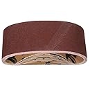 POWERTEC 110870 3-Inch x 18-Inch 240 Grit Aluminum Oxide Sanding Belt, 10-Pack