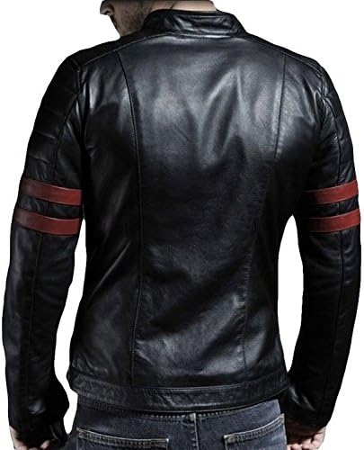 Standard Leather Mens Motorcycle leather jacket - Small