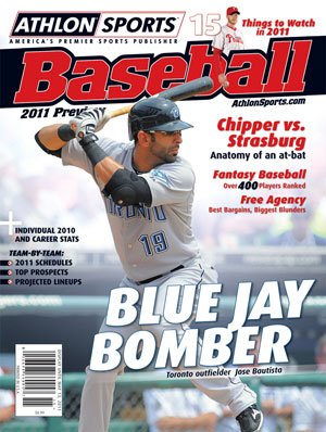 Athlon Sports 2011 MLB Baseball Preview Magazine- Toronto Blue Jays Cover