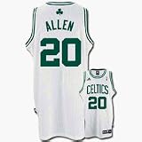 Ray Allen Boston Celtics #20 Adidas NBA Swingman Basketball Jersey (White)