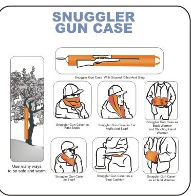 Fleece Gun Case, Camo., 55 in. Length