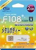 Team USBメモリ F108 2GB シルバー TG002GF108SX