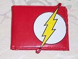 DC Comics THE FLASH Big Symbol Logo Red Bifold WALLET Billfold Licensed New