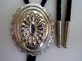 Western Bolo Tie W Classic Oval Concho Ornament