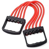 XCSOURCE® Chest Expander 5 Resistance Latex Tubings Bands Build Shoulder Upper Body MT097