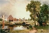Review Easyart.com  / Dedham Lock and Mill 1820 art print 30x43.8cm by John Constable