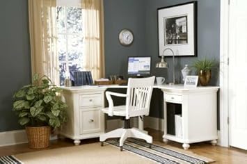 Homelegance 8891W-CDesk Hanna Corner Desk White,2064536