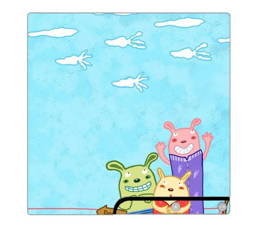 Our Smiles Decorative Protector Skin Decal Sticker for PlayStation 3 PS3 SLIM Console