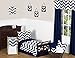 Navy Blue and White Chevron Window Treatment Zig Zag Panels - Set of 2